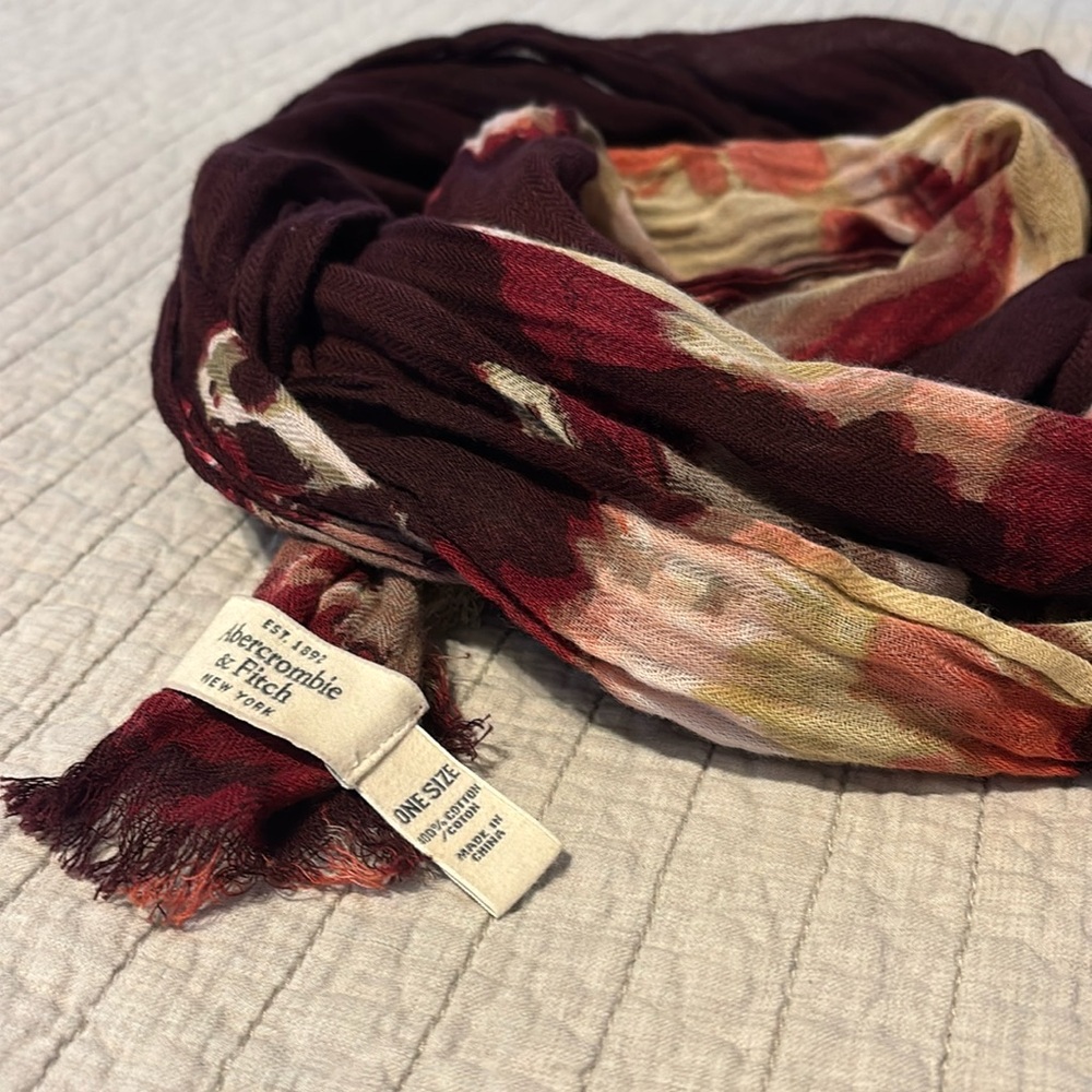 Abercrombie & Fitch 100% Cotton Scarf circa 2010
